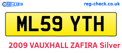 ML59YTH are the vehicle registration plates.