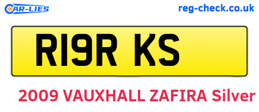 R19RKS are the vehicle registration plates.