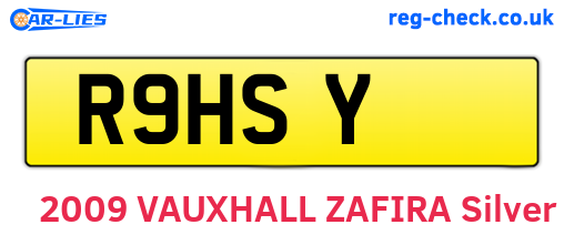 R9HSY are the vehicle registration plates.