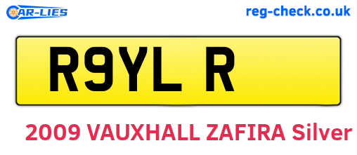 R9YLR are the vehicle registration plates.