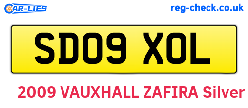 SD09XOL are the vehicle registration plates.