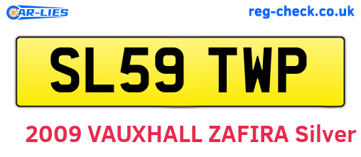 SL59TWP are the vehicle registration plates.