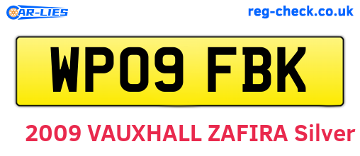 WP09FBK are the vehicle registration plates.