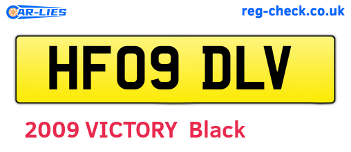 HF09DLV are the vehicle registration plates.