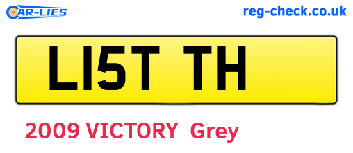 L15TTH are the vehicle registration plates.