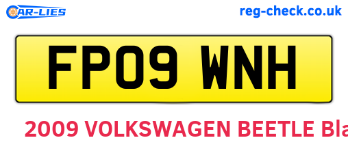 FP09WNH are the vehicle registration plates.
