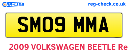SM09MMA are the vehicle registration plates.