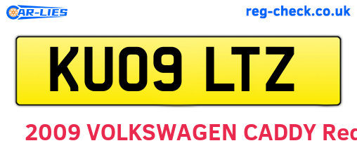 KU09LTZ are the vehicle registration plates.