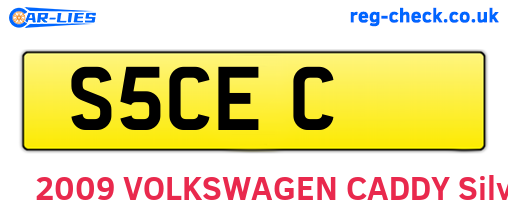 S5CEC are the vehicle registration plates.