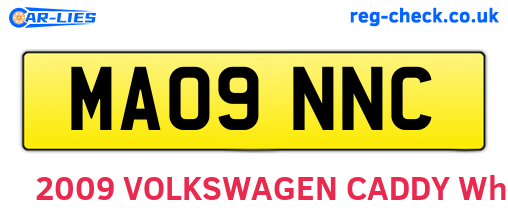 MA09NNC are the vehicle registration plates.