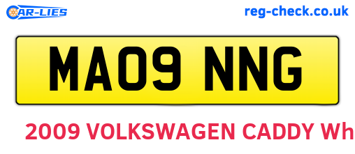 MA09NNG are the vehicle registration plates.
