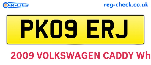 PK09ERJ are the vehicle registration plates.