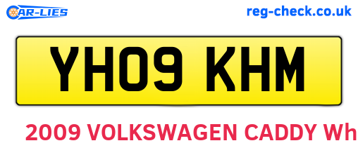YH09KHM are the vehicle registration plates.