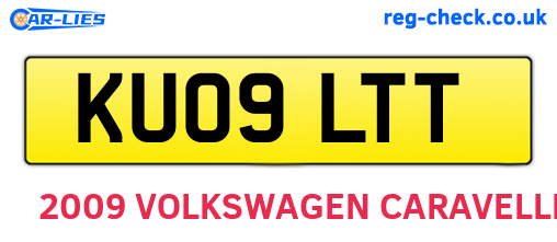 KU09LTT are the vehicle registration plates.