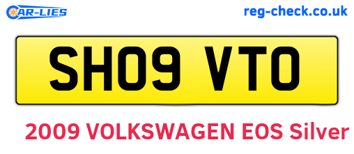 SH09VTO are the vehicle registration plates.