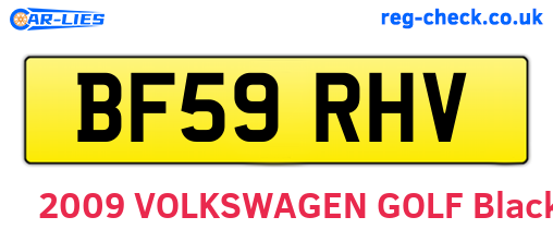 BF59RHV are the vehicle registration plates.