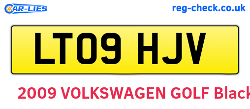 LT09HJV are the vehicle registration plates.