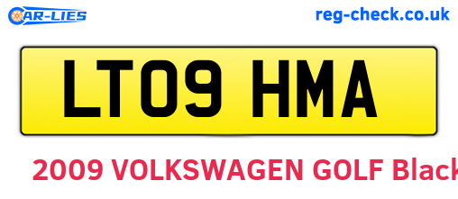 LT09HMA are the vehicle registration plates.