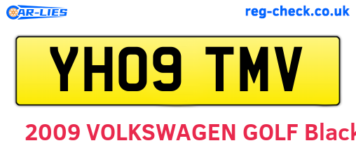 YH09TMV are the vehicle registration plates.