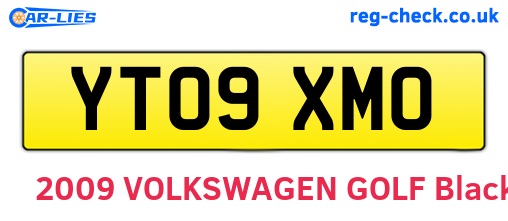 YT09XMO are the vehicle registration plates.