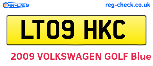 LT09HKC are the vehicle registration plates.