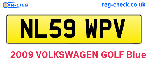 NL59WPV are the vehicle registration plates.