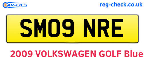 SM09NRE are the vehicle registration plates.