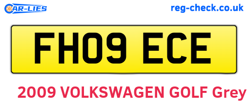 FH09ECE are the vehicle registration plates.