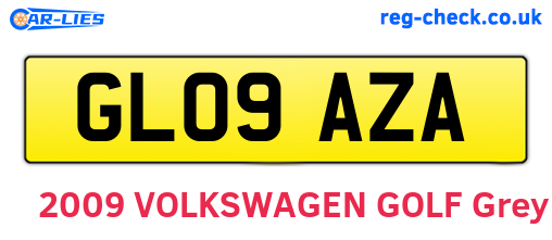 GL09AZA are the vehicle registration plates.