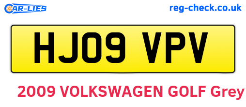 HJ09VPV are the vehicle registration plates.