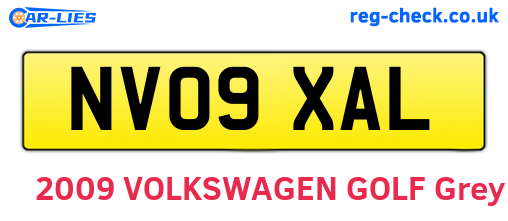 NV09XAL are the vehicle registration plates.