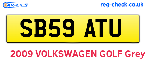 SB59ATU are the vehicle registration plates.