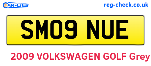 SM09NUE are the vehicle registration plates.