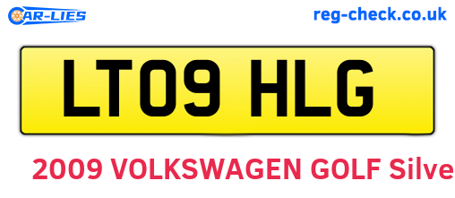 LT09HLG are the vehicle registration plates.