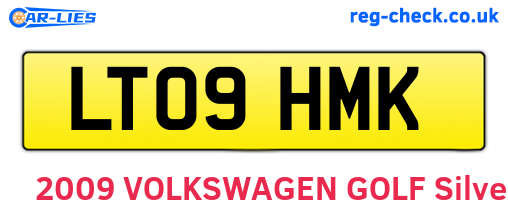 LT09HMK are the vehicle registration plates.