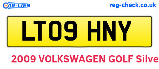 LT09HNY are the vehicle registration plates.
