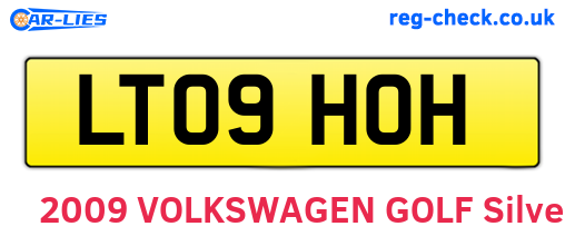 LT09HOH are the vehicle registration plates.