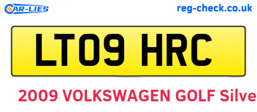 LT09HRC are the vehicle registration plates.
