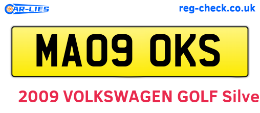 MA09OKS are the vehicle registration plates.