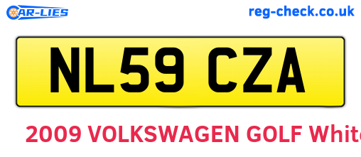NL59CZA are the vehicle registration plates.