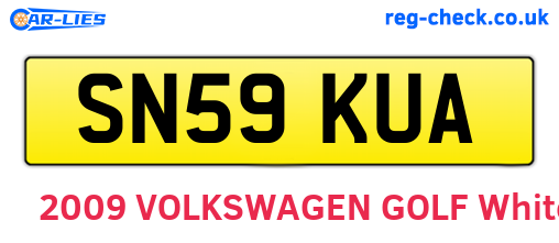 SN59KUA are the vehicle registration plates.