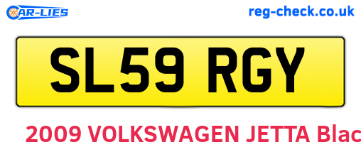 SL59RGY are the vehicle registration plates.