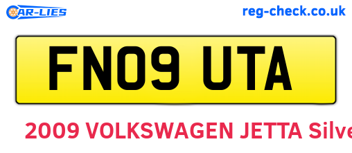 FN09UTA are the vehicle registration plates.