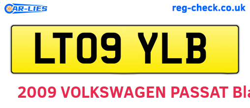 LT09YLB are the vehicle registration plates.