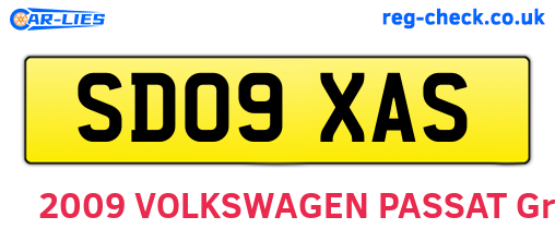 SD09XAS are the vehicle registration plates.