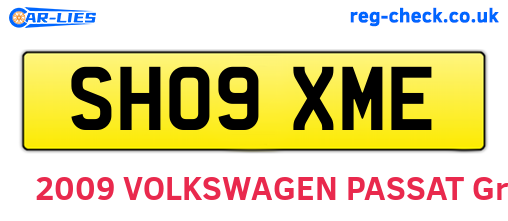 SH09XME are the vehicle registration plates.