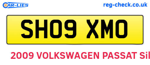 SH09XMO are the vehicle registration plates.
