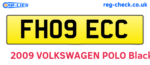 FH09ECC are the vehicle registration plates.
