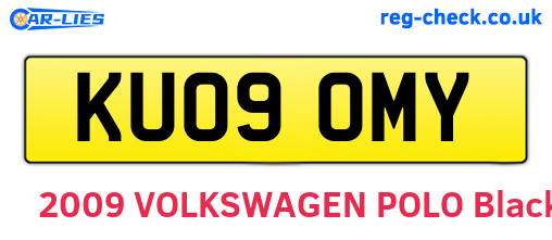 KU09OMY are the vehicle registration plates.