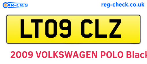 LT09CLZ are the vehicle registration plates.